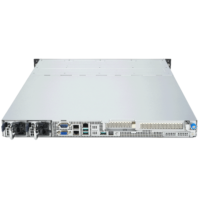 ASUS RS300-E12-RS4/450W 1U server barebone, UP, 4x3.5" Hot-Swap HDD Bays, 4 DIMM slots, 2 x 1Gb I210AT, 1 x Mgmt LAN, 1+1 Redundant 450W [3]