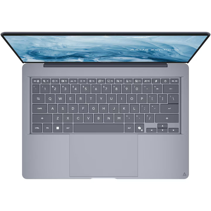 Laptop ASUS Zenbook 14 14 inch FHD OLED AMD Ryzen AI 7 345 16GB 512GB SSD Windows 11 Home Ceraluminum Arctic Blue [4]
