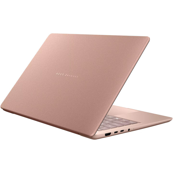 Laptop ASUS Zenbook 14 14 inch FHD OLED AMD Ryzen AI 7 345 16GB 512GB SSD Windows 11 Home Ceraluminum Rose Pink [5]