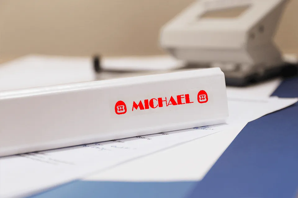 Brother TZ-132 12mm RED ON CLEAR [4]