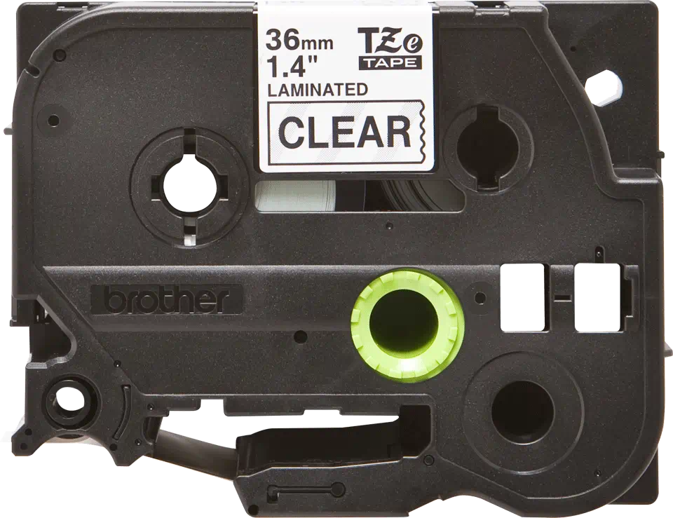 Brother TZ161 36mm BLACK ON CLEAR [3]