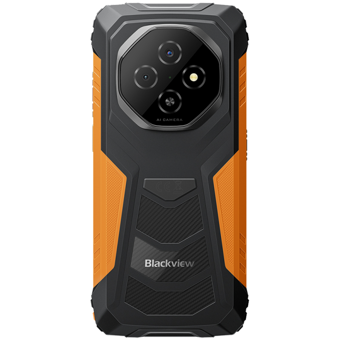 Blackview FORT1 LTE 6.56-inch HD+ 1612x720 90Hz 6+256GB Unisoc T615 Octa-Core 1.8GHz 8MP Front 16+2MP Rear NFC MIL-STD-810H 10000mAh Fingerprint Android 15 Orange [5]
