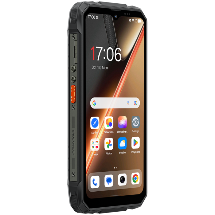 Blackview ROCK 1 Pro LTE 6.56-inch HD+ 1612x720 90Hz 8+256GB MT Helio G81 Octa-Core 2.0GHz 13MP Front 16+20MP Rear BARCODE SCANER NFC MIL-STD-810H 15000mAh Fingerprint Android 16 Black [6]