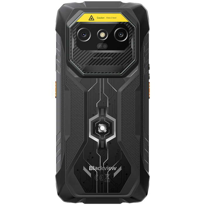 Blackview ROCK 1 Pro LTE 6.56-inch HD+ 1612x720 90Hz 8+256GB MT Helio G81 Octa-Core 2.0GHz 13MP Front 16+20MP Rear BARCODE SCANER NFC MIL-STD-810H 15000mAh Fingerprint Android 16 Black [7]