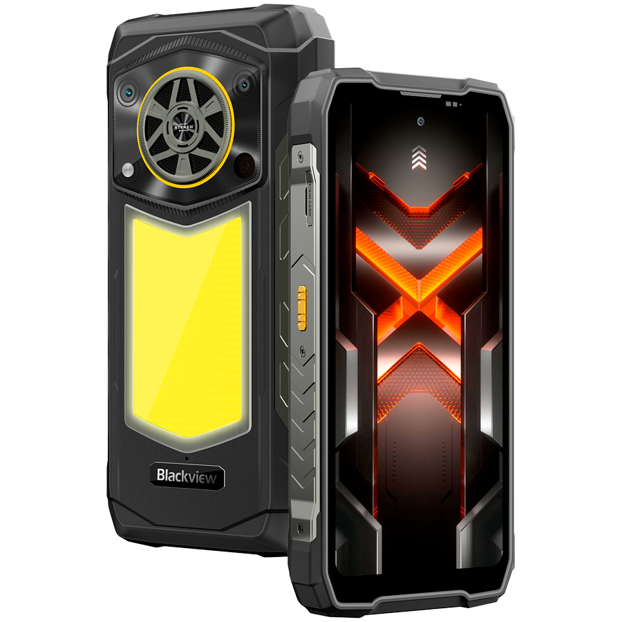 Blackview ROCK 5 LTE 6.78-inch FHD+ 2460x1080 120Hz 12+256GB MT G100 Octa-Core 2.2GHz 50MP Front 108MP+20MP Rear NFC FP Night Vision cam MIL-STD-810H 20000mAh Android 16,Black [2]