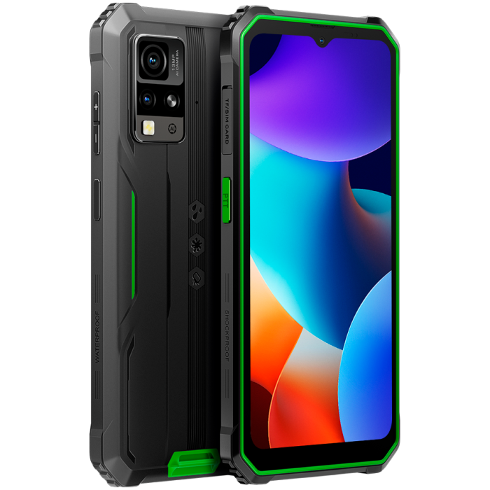 Blackview Rugged BV4800Pro LTE 6.56" HD+IPS 720x1612 60Hz GORILLA GLASS 5 T606 Octa-core 1.6GHz 4GB/128GB CAM Front 8MP Rear 16MP+2MP 5180mAh Android 15 5180mAh NO Charger Green [3]