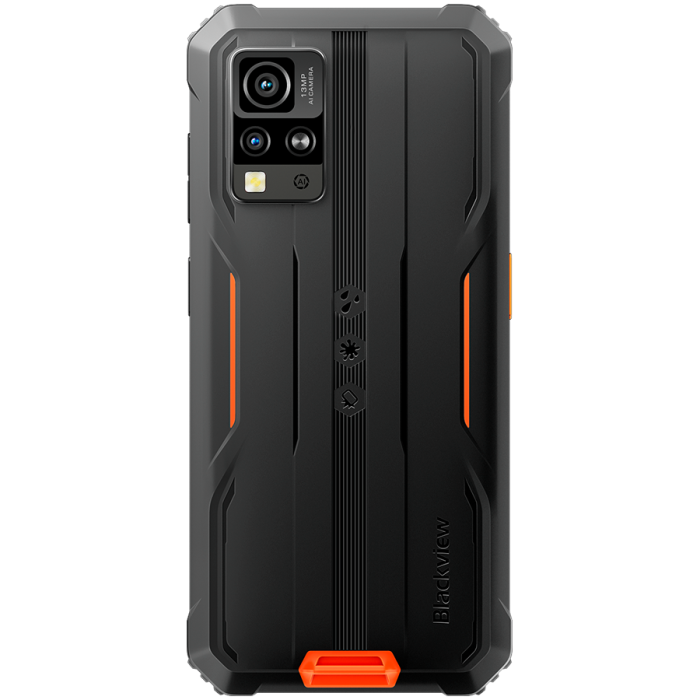 Blackview Rugged BV4800Pro LTE 6.56" HD+IPS 720x1612 60Hz GORILLA GLASS 5 T606 Octa-core 1.6GHz 4GB/128GB CAM Front 8MP Rear 16MP+2MP 5180mAh Android 15 5180mAh NO Charger Orange [4]