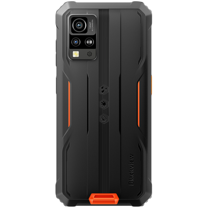 Blackview Rugged BV4800SE LTE 6.56" HD+IPS 720x1612 90Hz 4Gb+64Gb UMS9320E Octa-Core 1.8GHz CAM Front 8MP Rear 16MP+2MP NFC 5100mAh NO Charger Android 15 Orange [5]