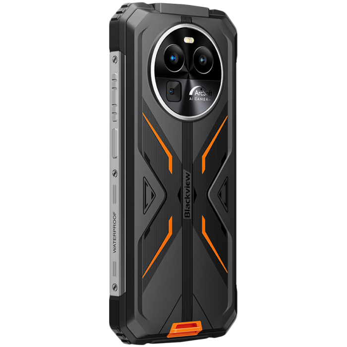 Blackview Rugged BV8100 6.5inch FHD+ IPS 1080*2400 120Hz Gorilla Glass 5, MT6789 8/256GB 32MP; Rear 50MP/13MP/VGA 8800mAh, 45W fast charging NFC, IP68 & IP69K & MIL-STD-810H, Android 14 Orange [4]