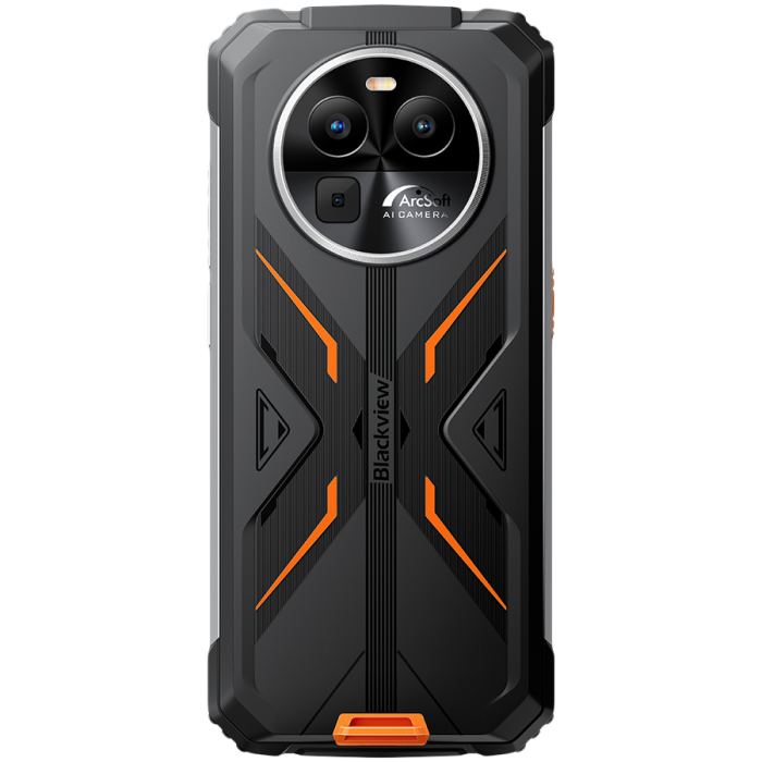 Blackview Rugged BV8100 6.5inch FHD+ IPS 1080*2400 120Hz Gorilla Glass 5, MT6789 8/256GB 32MP; Rear 50MP/13MP/VGA 8800mAh, 45W fast charging NFC, IP68 & IP69K & MIL-STD-810H, Android 14 Orange [3]