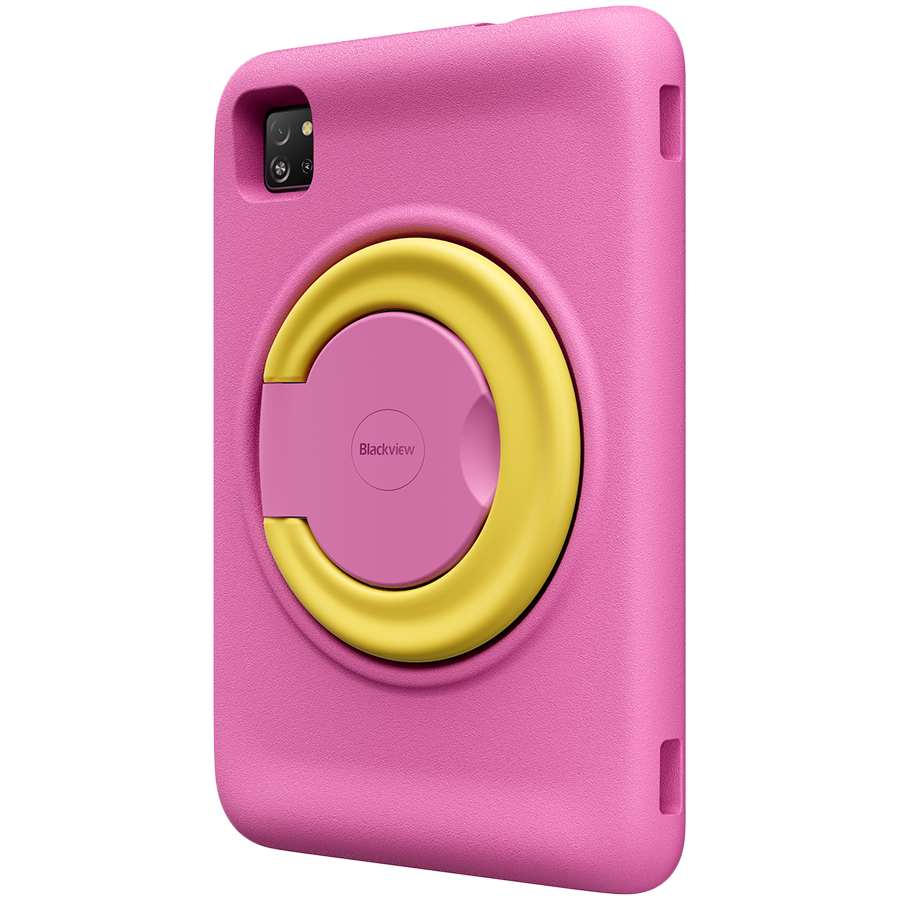 Blackview Tab 60 Pro Kids LTE 10.1-inch HD+ 800x1280 IPS 60Hz 4GB/128GB Octa-core T606 1.6GHz 5MP Front/8MP Back Camera Battery 7700mAh NO Carger USB Type-C Android 15 SD card slot Rose Pink [7]