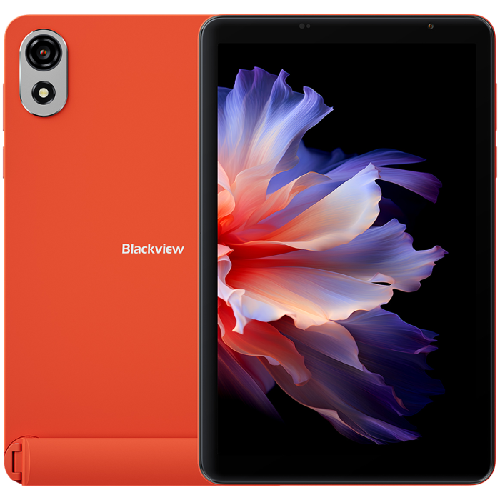 Blackview Zeno 1 LTE 4GB/64GB 8-inch HD IPS 800x1280 90Hz Unisoc T615 Octa-core 1.6GHz 8MP Front/8MP Back Camera Battery 6000mAh Type-C L1 NetflixHD TUV Android 15 Space Orange [1]
