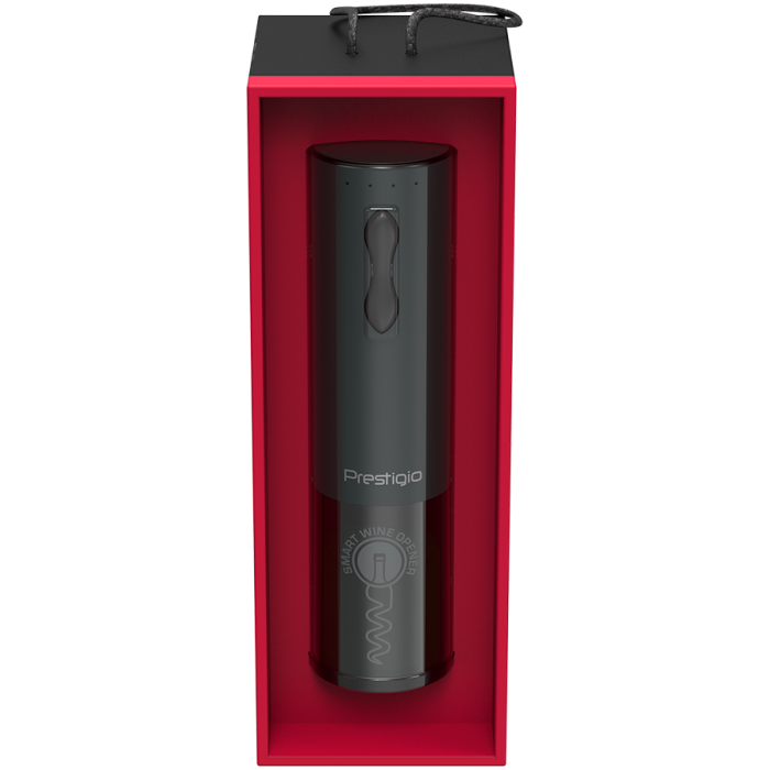Bolsena, Electric wine opener with Prestigio Logo, aerator , vacuum preserver, Black color [8]