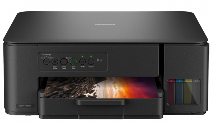 BROTHER DCPT430WYJ1 Color Inkjet A4 MFP Ink Tank System 16/9ipm Wireless AirPrint [4]