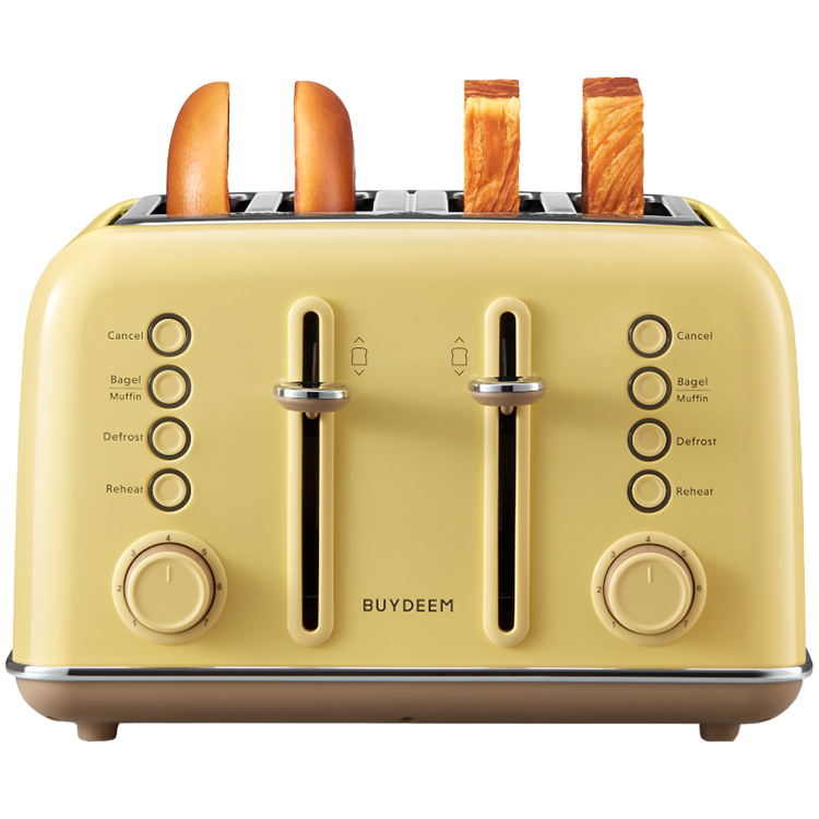 BUYDEEM 4 Slice Toaster, model DT640E, color Mellow Yellow, EU [3]