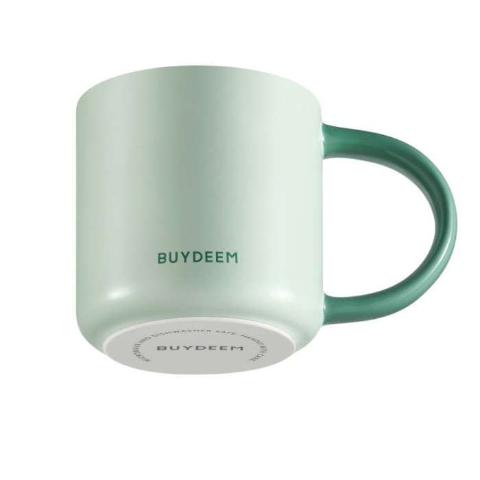 BUYDEEM Ceramic Mug 300 ml, model CD1018, color Cozy Greenish [2]