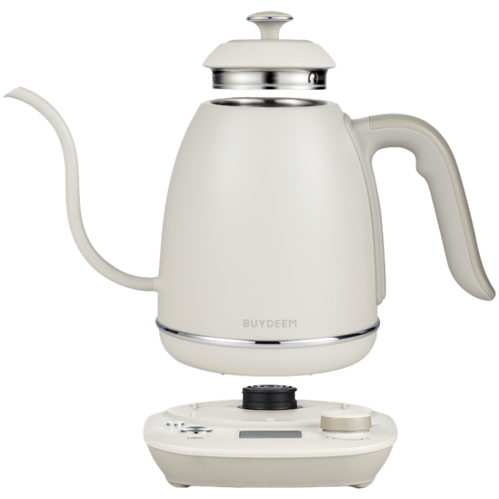 BUYDEEM Electric Gooseneck Coffee Kettle, model K821, color Oat White EU [2]