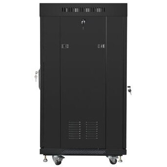 Cabinet Rack NATEC LANBERG V2, 19 inch, 22U, 600x600 mm, Free-Standing, Negru [4]