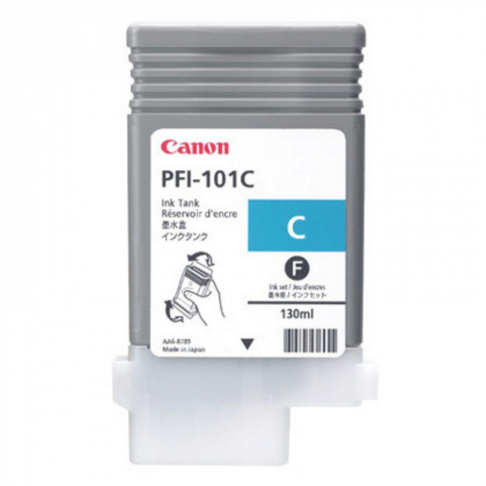 Cartus cerneala original Canon PFI-101C Cyan, 130 ml [1]