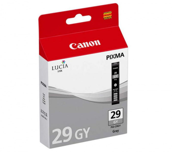 Cartus cerneala original Canon PGI-29GY Grey (Gri), 179 pagini A4 [1]