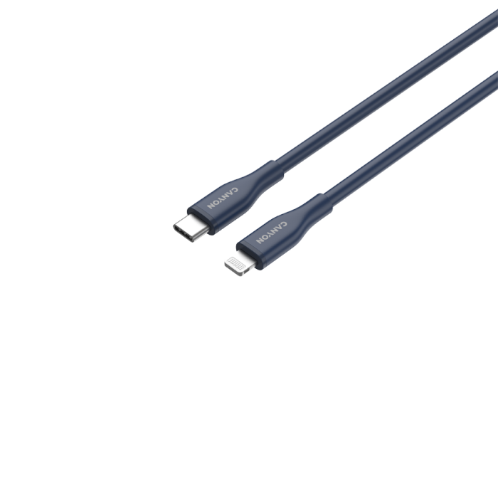 CANYON cable CLNM60 C-L 60W MFI 1m Silicon Blue [3]