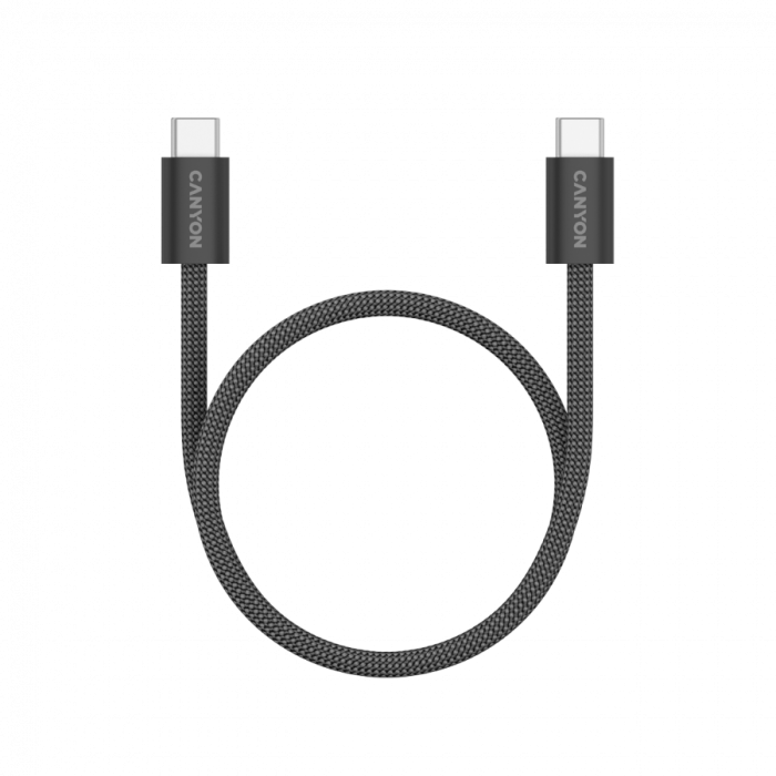 CANYON cable OnWire 60MG C-C 60W Magnet Braided 1m Black [4]