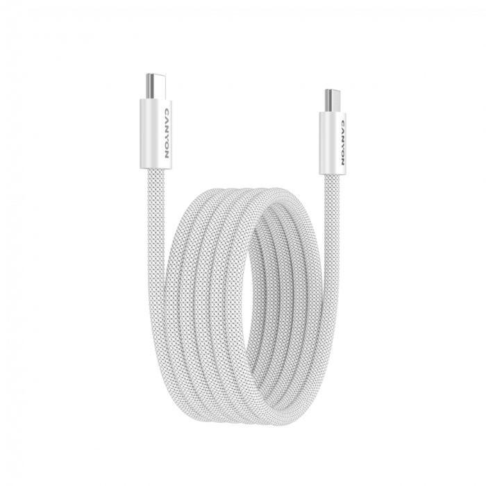 CANYON cable OnWire 60MG C-C 60W Magnet Braided 1m White [5]