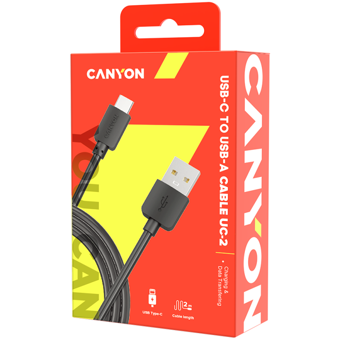 CANYON cable UC-2 USB-C 5W 2m Black [3]