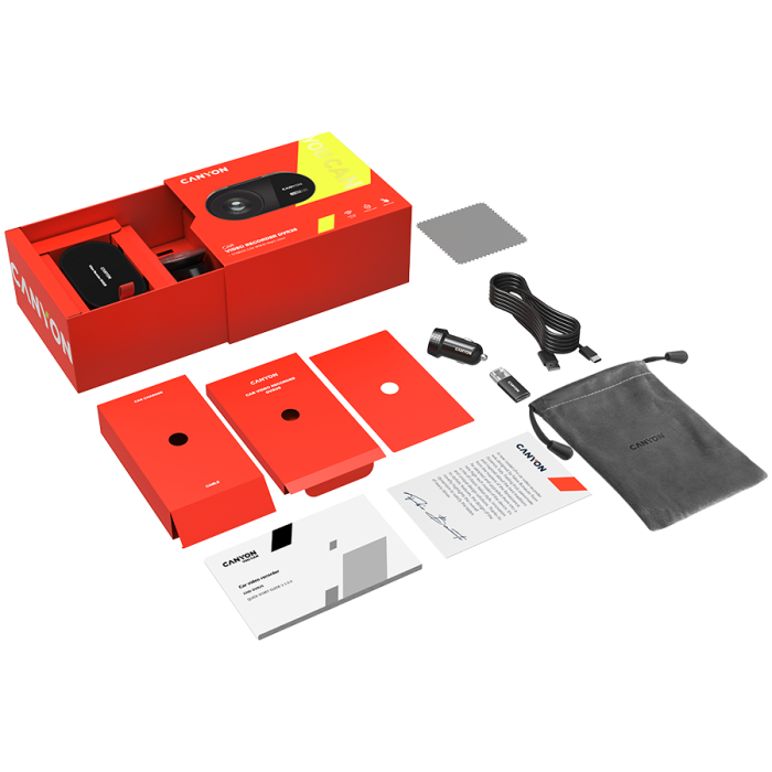 CANYON car recorder DVR25 WQHD 2.5K 1440p Wi-Fi Black [13]