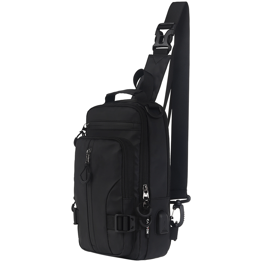 CANYON CB-1, fanny pack 290MM x160MM x90MMBlackExterior materials: 100% PolyesterInner materials:100% Polyester [3]