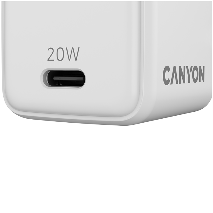 CANYON charger CU20C GaN 20W 1xPD EU White [5]