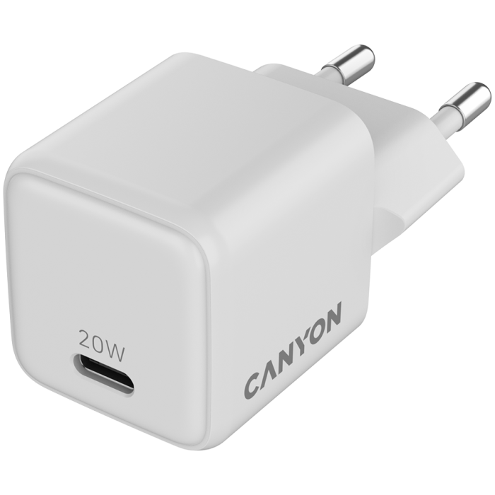 CANYON charger CU20C GaN 20W 1xPD EU White [4]