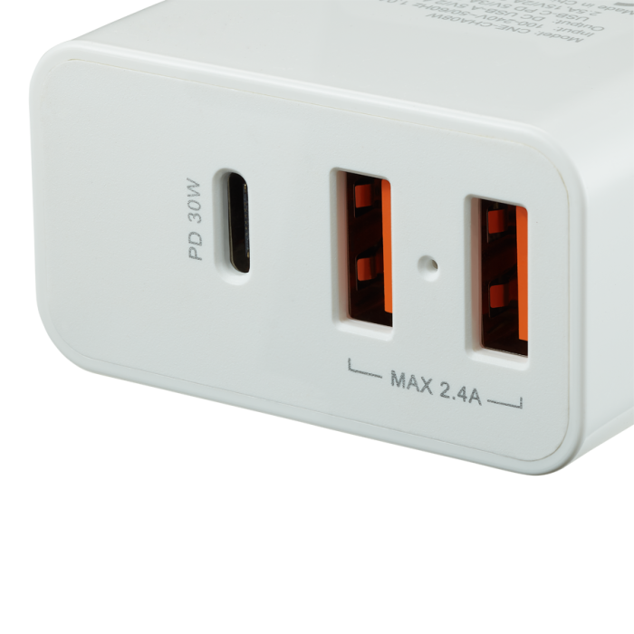 CANYON charger H-08 PD 30W USB-C 2USB-A White [2]