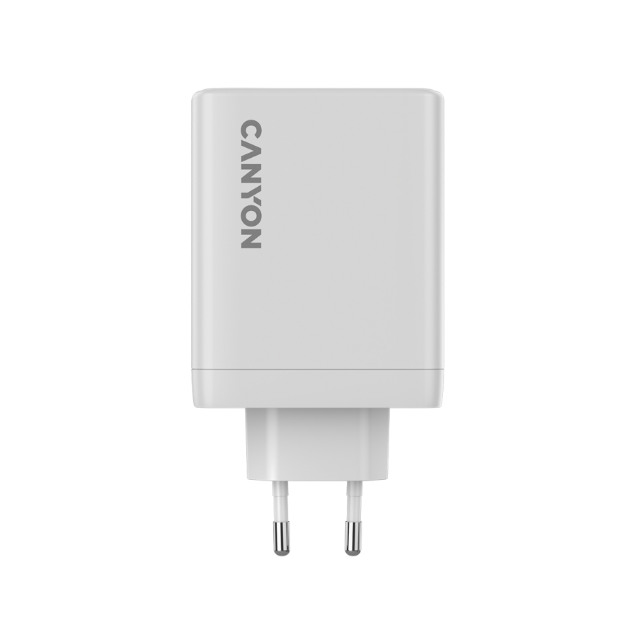 CANYON charger OnCharge 120 GAN Total 120W MAX 3 USB-C +1 USB-A White EU plug [2]