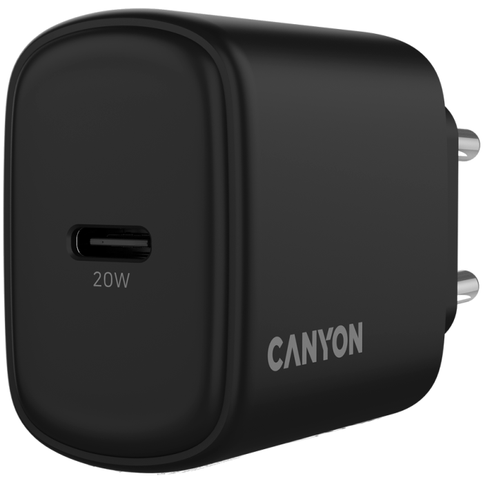 CANYON charger OnCharge 200 20W 1xPD EU Black [5]