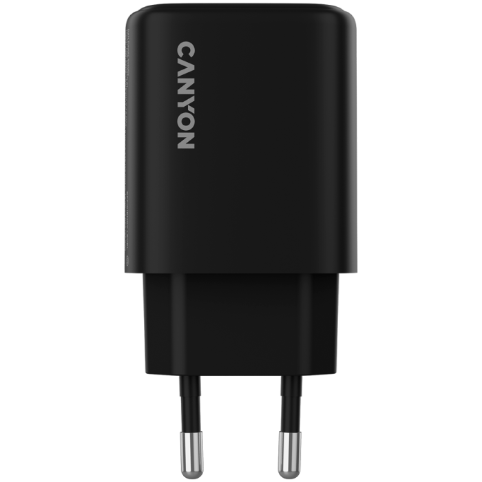 CANYON charger OnCharge 250 25W 1xPD 1xQC EU Black [2]