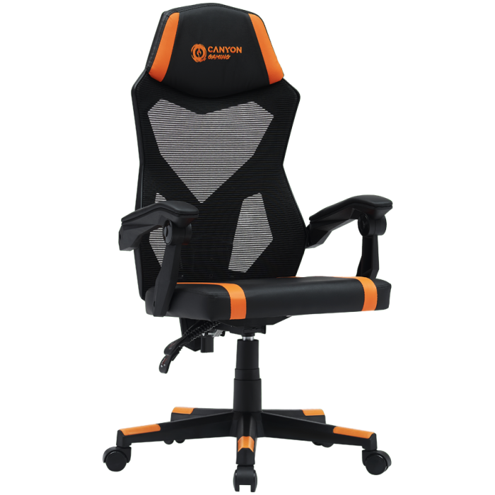 CANYON gaming chair Flow MCH01 Mesh Black Orange [2]