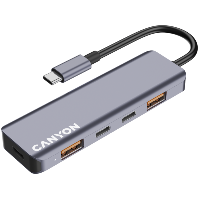 CANYON hub DS-18 5in1 USB-C Grey [4]