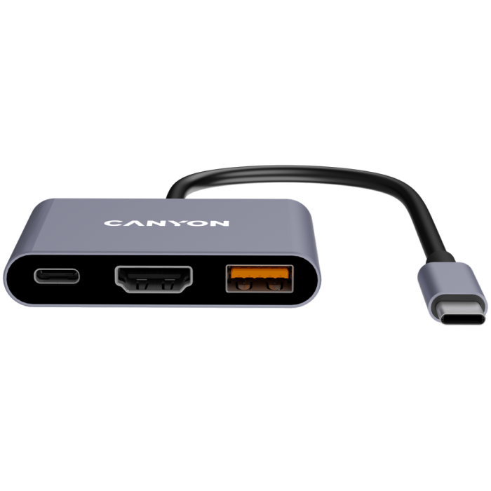 CANYON hub DS-4 3in1 USB-C Grey [2]