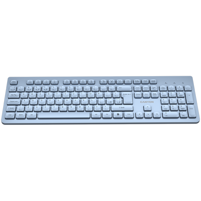 CANYON keyboard HKB-W01 UK/US AAA Wireless Blue [2]