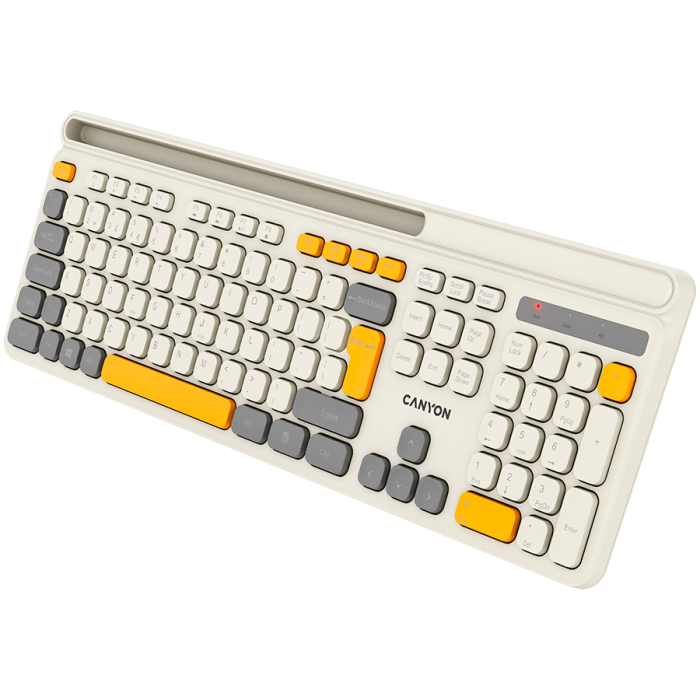 CANYON keyboard HKB-W03 EN AAA Wireless Beige [6]