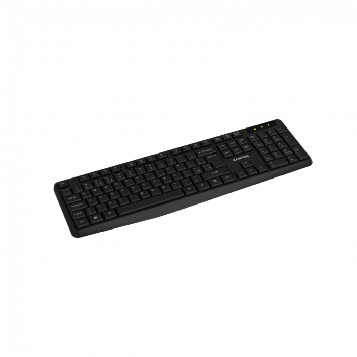 CANYON keyboard KB-W01 EN Wireless Black [2]