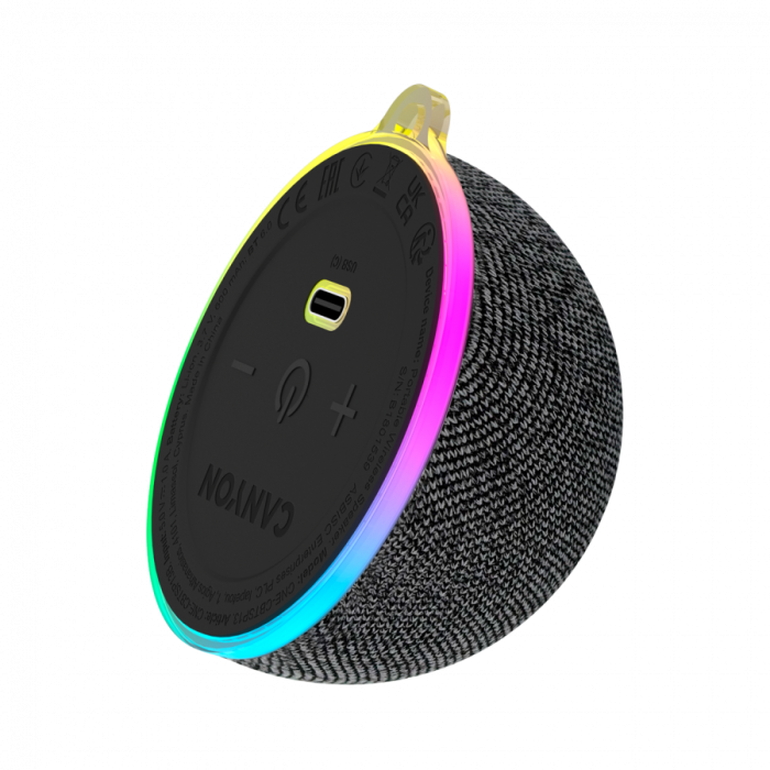 CANYON Magnetic BT speaker OnMove 13 5W Black [2]