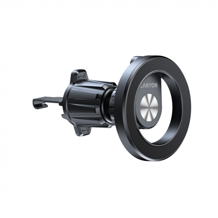 CANYON Magnetic car holder OnGrip 12 suction + air vent Black [9]