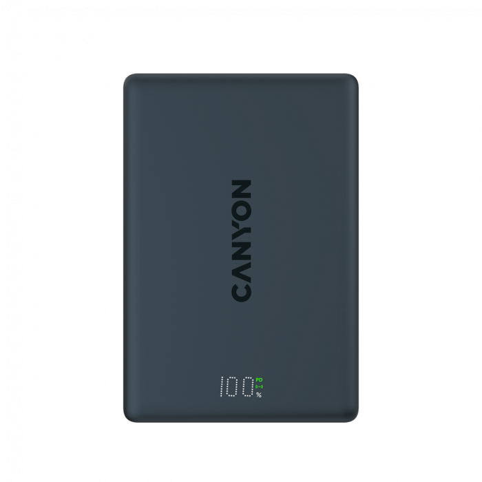 CANYON magnetic power bank OnPower 511 PD20W 10000mAh Aluminium Interstellar Black [3]