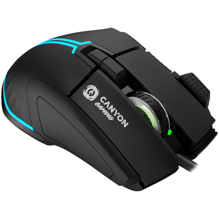 CANYON mouse Fortnax GM-636 RGB 9buttons Wired Black [4]