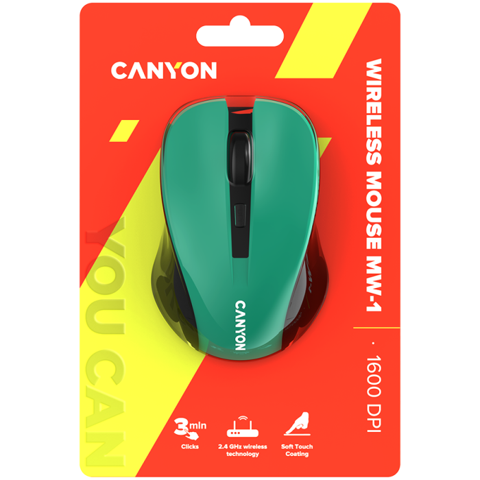 CANYON mouse MW-1 Wireless Green [6]