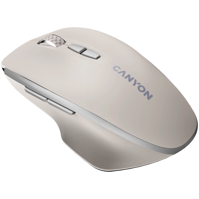 CANYON mouse MW-21 BlueLED 7buttons Wireless Cosmic Latte [3]
