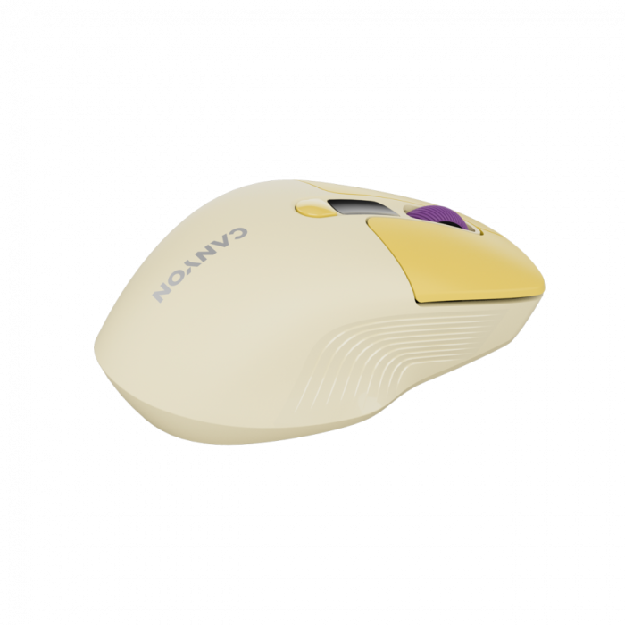 CANYON mouse MW-26 LCD Silent Dual Mode Wireless Yellow [6]