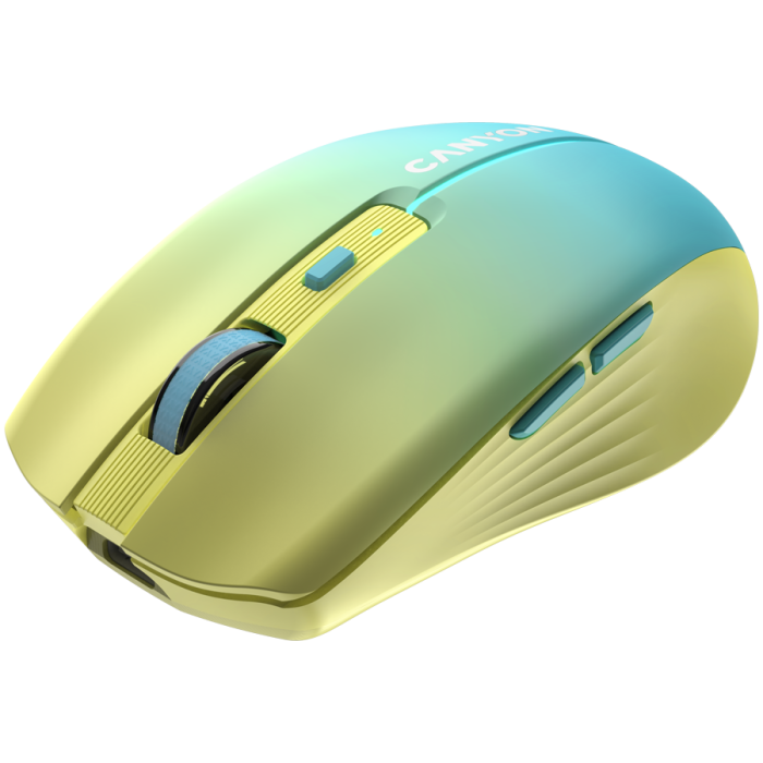 CANYON mouse MW-44 Wireless Charge Yellow Blue [4]